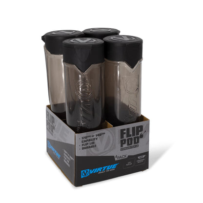 Virtue Flip 140 Round Pods - Smoke 4-Pack