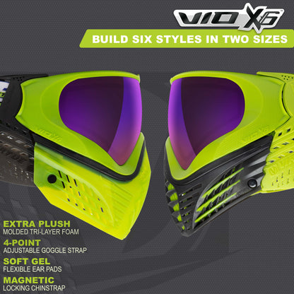 Virtue VIO X6 Goggle - Acid Black