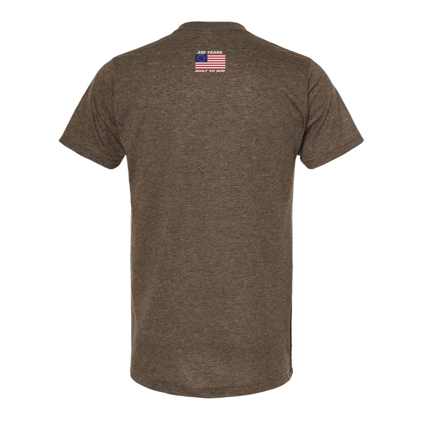 Virtue 250 Years Built to Win | War Champs Tshirt - Espresso Heather