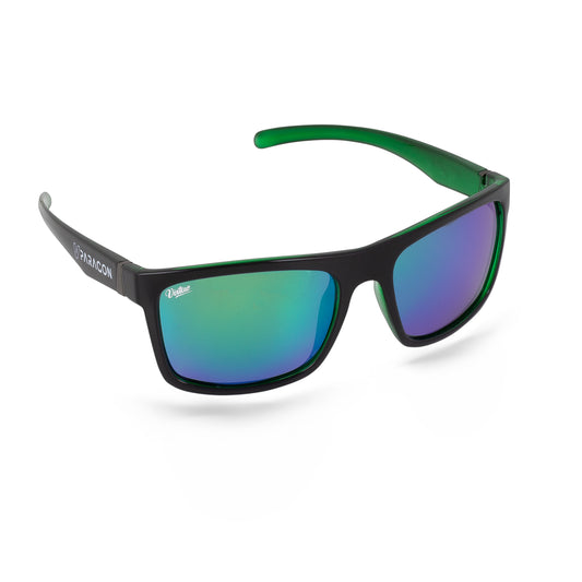 Virtue V-Paragon Polarized Sunglasses - Polished Emerald Black