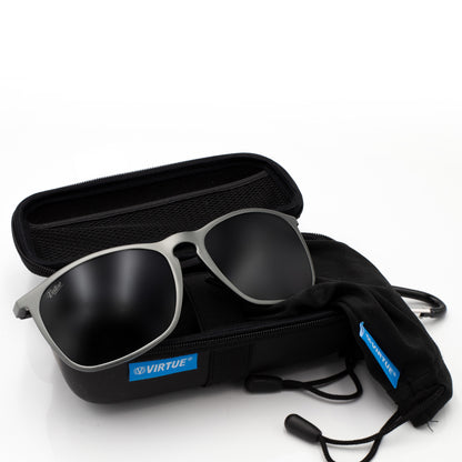 Virtue V-Wave Polarized Sunglasses - Black